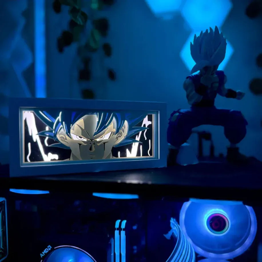 Goku Super Saiyan Purple Led Lamba