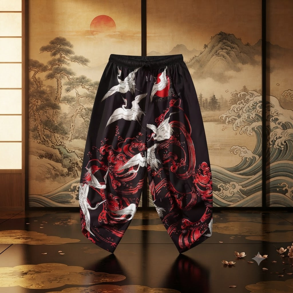 Kötülüğün Sembolü Kimono Pantolon