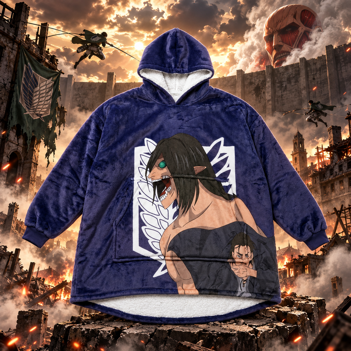 Cárdigan manta Attack On Titan