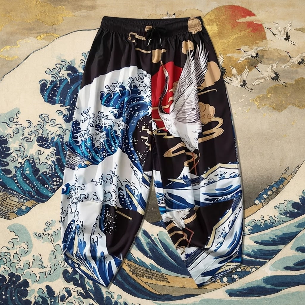 Dalgalarla Dans Kimono Pantolon