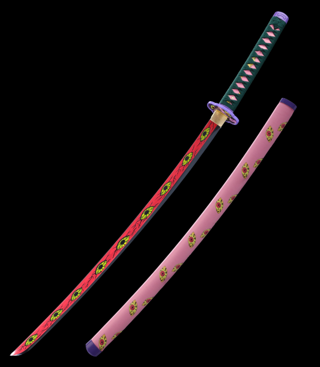 Kokushibou Katana-Dekoratif