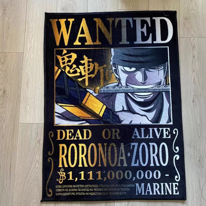 Wanted Zoro Dekoratif Halı