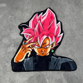 Black Goku Dekoratif Halı