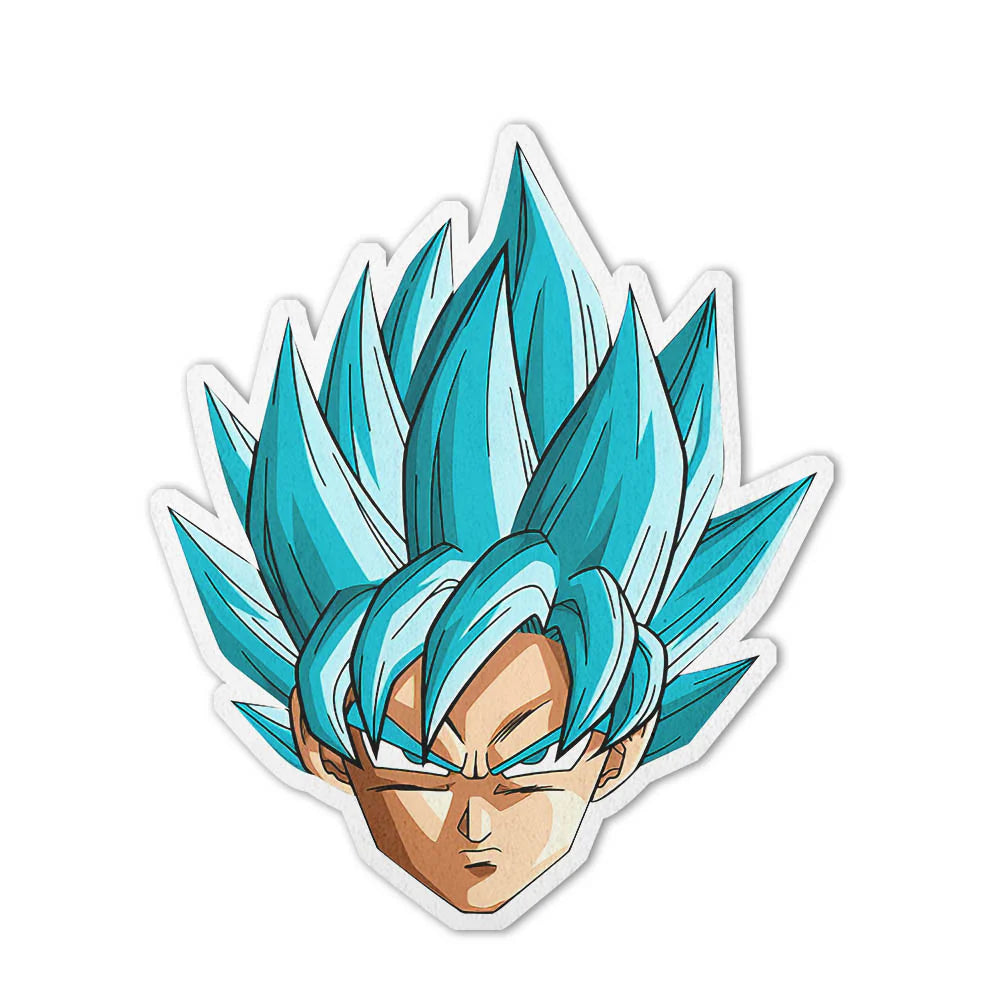 Goku Blue Anime Dekoratif Halı