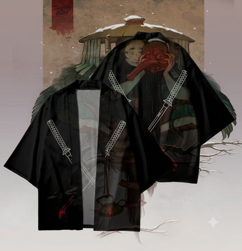 Tomikonun Kılıcı Geleneksel Kimono