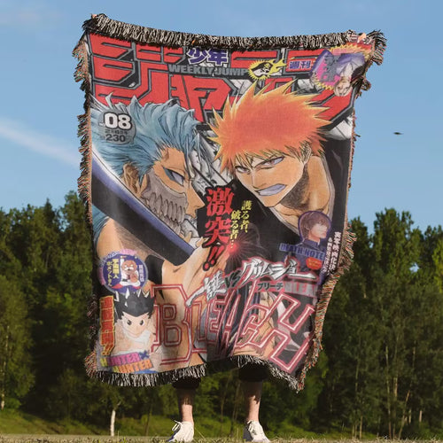 Bleach Woven Dekoratif Battaniye